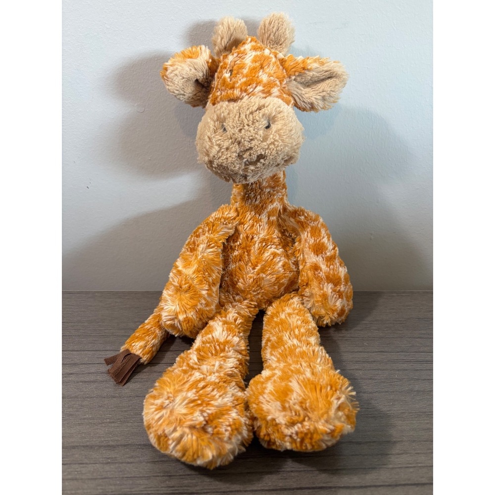 Retired Jellycat Puffles Fuddlewuddle Giraffe 17" Stretched 12" Sitting Large